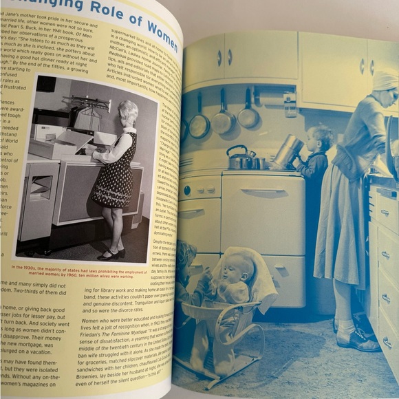 Growing Up With Dick and Jane American Dream Book with Sampler and Cut-out Dolls - Picture 7 of 12